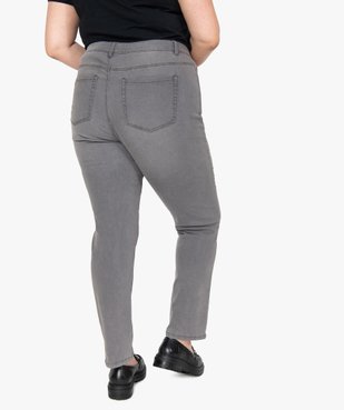 Jean femme extensible coupe Slim vue3 - GEMO (G TAILLE) - GEMO