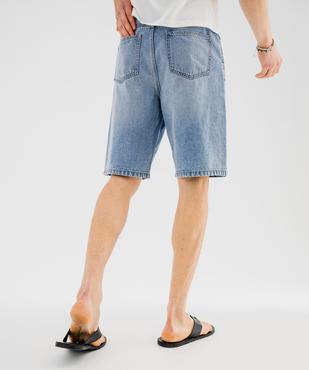 Bermuda en jean coupe loose homme vue3 - GEMO 4G HOMME - GEMO