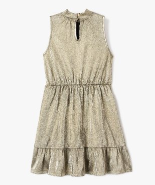 Robe de soirée scintillante sans manches fille  vue4 - GEMO (ENFANT) - GEMO