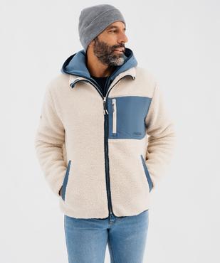 Veste zippée en sherpa homme - Roadsign vue4 - ROADSIGN G4G - GEMO