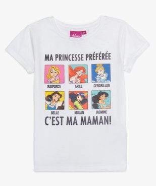 Tee-shirt fille à motifs princesses - Disney vue1 - DISNEY PRINCESS - GEMO