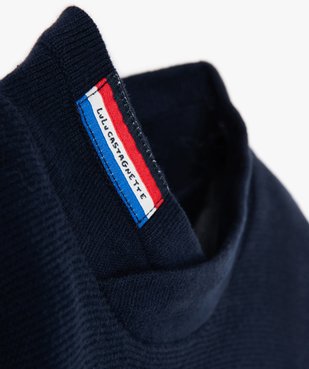Pull garçon avec col châle et zip fantaisie – Lulu Castagnette vue3 - LULUCASTAGNETTE - GEMO
