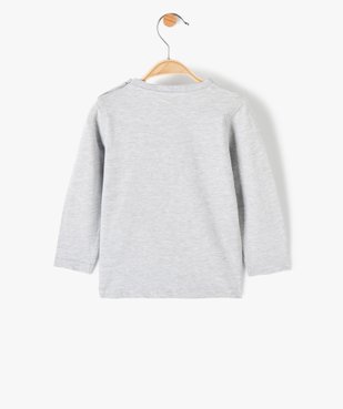 Tee-shirt bébé garçon à manches longues imprimé hiver vue4 - GEMO C4G BEBE - GEMO