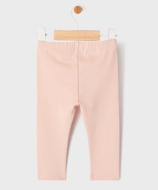 Legging uni en maille résistante bébé fille vue5 - GEMO(BEBE DEBT) - GEMO