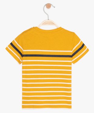 Tee-shirt bébé garçon à manches courtes avec motif vue2 - GEMO C4G BEBE - GEMO