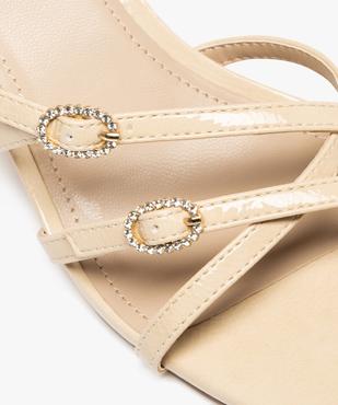 Sandales à talon avec brides et boucles en strass femme vue6 - FOLLOW ME - GEMO