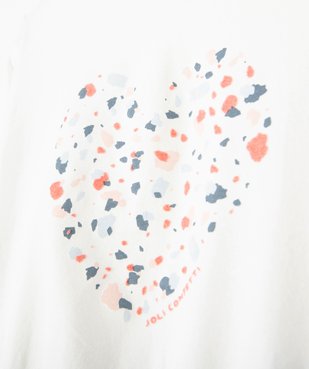 Tee-shirt bébé fille à manches 3/4 et taille élastiquée vue2 - GEMO(BEBE DEBT) - GEMO