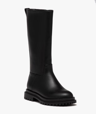 Boots fille unies style casual à zip vue2 - GEMO (ENFANT) - GEMO