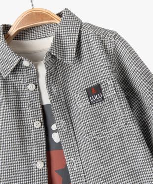 Ensemble 2 pièces chemise et tee-shirt bébé garçon - LuluCastagnette vue2 - LULUCASTAGNETTE - GEMO