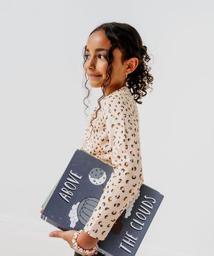 Tee-shirt manches longues imprimé fille vue1 - GEMO 4G FILLE - GEMO