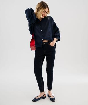 Jean slim 7/8ème taille normale femme vue4 - GEMO(FEMME PAP) - GEMO