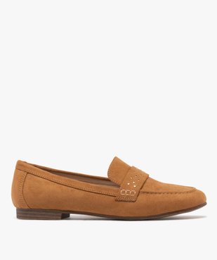 Mocassins légers en suédine femme vue2 - VALENTINA BALDANO GEMO FORGOOD - GEMO