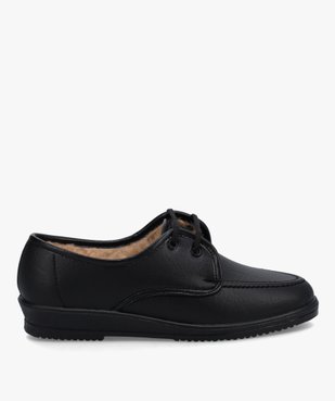 Derbies femme confort unis doublure fourrée vue1 - GEMO (CONFORT) - GEMO