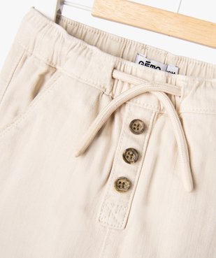 Pantalon en denim coloré bébé garçon vue2 - GEMO(BB COUCHE) - GEMO