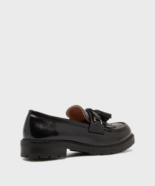 Mocassins à épaisse semelle crantée et bout amande femme - Follow Me vue4 - FOLLOW ME - GEMO