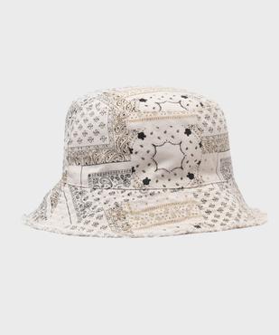 Chapeau bob imprimé bandana à bord frangé femme vue1 - GEMO (ACCESS) - GEMO