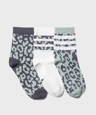 Chaussettes à motifs tachetés fille (lot de 3) - Adidas vue1 - ADIDAS - GEMO