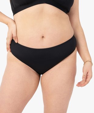Bas de maillot de bain femme grande taille forme culotte vue1 - GEMO (PLAGE) - GEMO