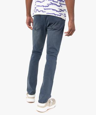 Jean homme coupe Straight légèrement délavé vue3 - GEMO 4G HOMME - GEMO