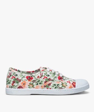 Tennis femme en toile avec lacets et bout renforcé vue1 - GEMO (SPORTSWR) - GEMO