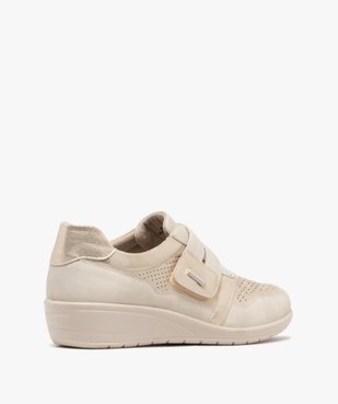 Derbies confort look sport à bride scratch femme vue4 - G'FLEX - GEMO