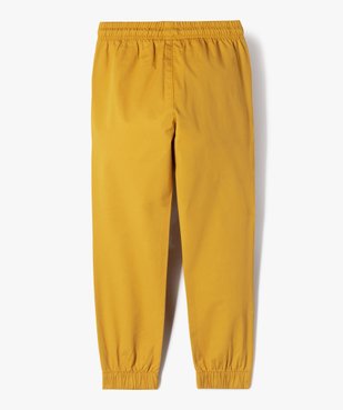 Pantalon jogger en toile garçon vue4 - GEMO (ENFANT) - GEMO