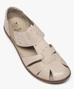 Chaussures femme confort à brides élastiquées vue5 - GEMO(URBAIN) - GEMO