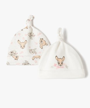 Bonnet bébé imprimé Bambi (lot de 2) – Disney Baby vue1 - DISNEY DTR - GEMO