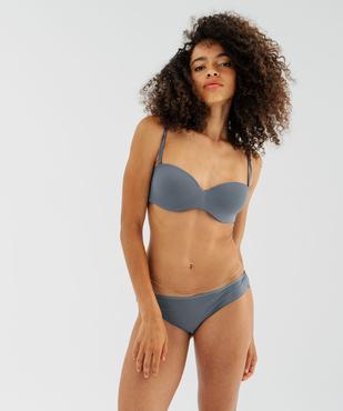 Culottes unies en microfibre femme (lot de 2) vue6 - GEMO 4G FEMME - GEMO