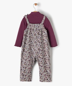 Ensemble bébé fille 2 pièces vue3 - GEMO(BEBE DEBT) - GEMO