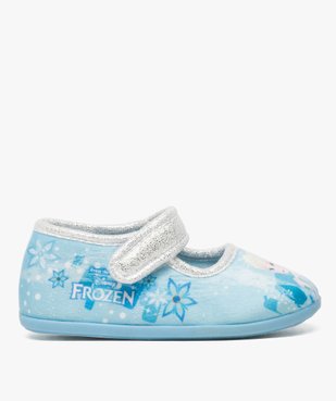 Chaussons fille forme babies avec motifs Reine des Neiges vue1 - REINE DES NEIGE - GEMO