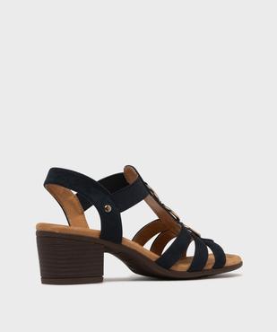 Sandales confort à brides et anneaux métalliques femme vue4 - G'FLEX - GEMO