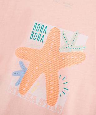 Ensemble 2 pièces bébé fille tee-shirt et legging vue4 - GEMO 4G BEBE - GEMO