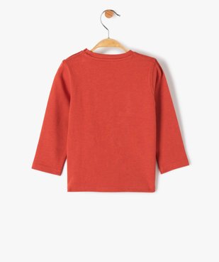 Tee-shirt bébé garçon motif ours sport d'hiver - LuluCastagnette vue4 - LULUCASTAGNETTE - GEMO