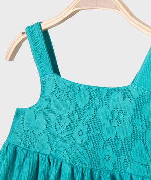 Robe à bretelles coupe évasée bébé fille vue2 - GEMO(BEBE DEBT) - GEMO