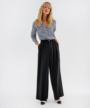 Blouse manches longues en maille gaufrée à motifs fleuris femme vue4 - GEMO(FEMME PAP) - GEMO