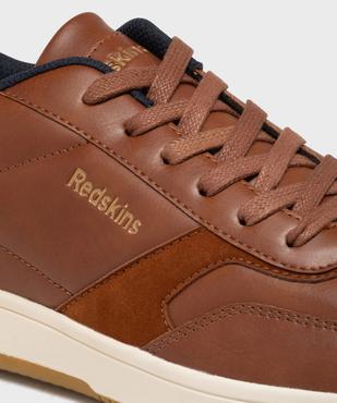 Baskets basses avec empiècements velours homme - Redskins vue6 - REDSKINS - GEMO