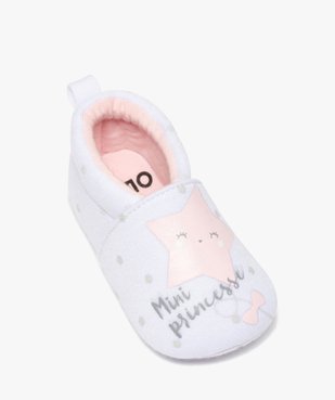 Chaussons de naissance bébé fille mini princesse vue5 - GEMO(BB COUCHE) - GEMO