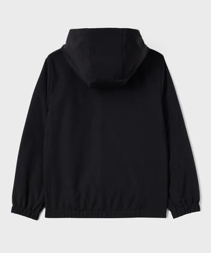 Blouson déperlant à capuche doublé polaire garçon vue4 - GEMO (JUNIOR) - GEMO