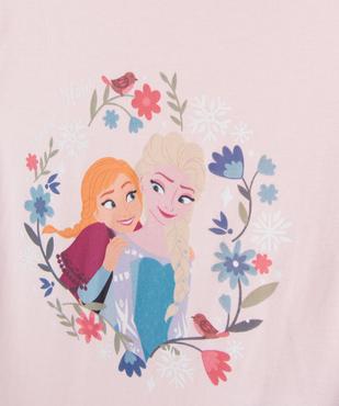 Tee-shirt manches courtes imprimé fille - La Reine des Neiges vue2 - REINE DES NEIGE - GEMO