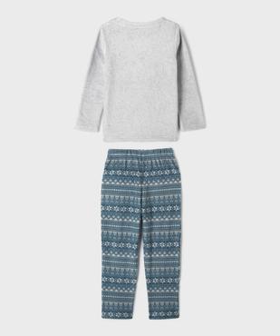 Pyjama en polaire imprimé garçon vue4 - GEMO (ENFANT) - GEMO