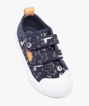 Baskets bébé garçon en toile imprimée vue5 - GEMO 4G BEBE - GEMO
