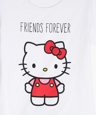 Pyjashort fille imprimé - Hello Kitty vue2 - HELLO KITTY - GEMO