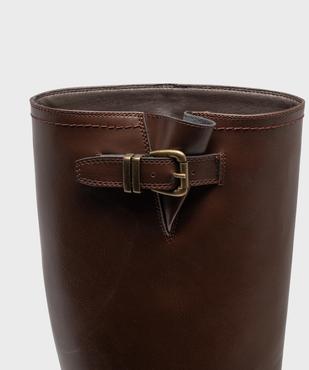 Bottes cavalières à petite boucle décorative femme - Follow Me vue6 - FOLLOW ME - GEMO
