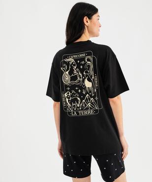 Haut de pyjama avec motif poitrine et dos mixte vue3 - GEMO 4G FEMME - GEMO