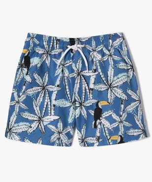 Short de bain garçon avec motifs palmiers vue1 - GEMO (ENFANT) - GEMO