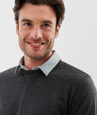 Sweat avec intérieur molletonné homme vue5 - GEMO 4G HOMME - GEMO