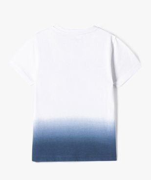 Tee-shirt garçon à manches courtes effet tie and dye vue4 - GEMO (ENFANT) - GEMO