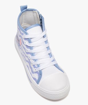 Baskets montantes en toile imprimées Stitch fille - Disney vue5 - LILO & STITCH - GEMO