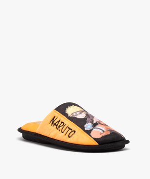 Chaussons homme imprimés et moelleux en velours - Naruto vue2 - NARUTO - GEMO